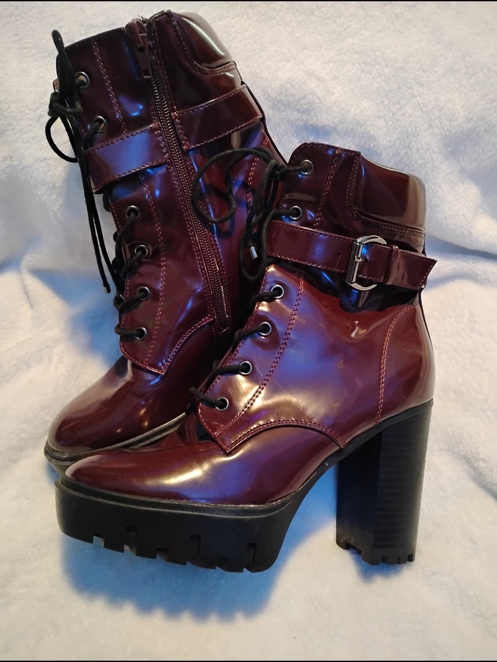 Forever21 High-Heel Lug Boot